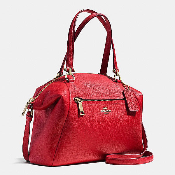 Fashion Decorative Coach Prairie Satchel In Pebble Leather  Fashion Decorative Coach Prairie Satchel In Pebble Leather